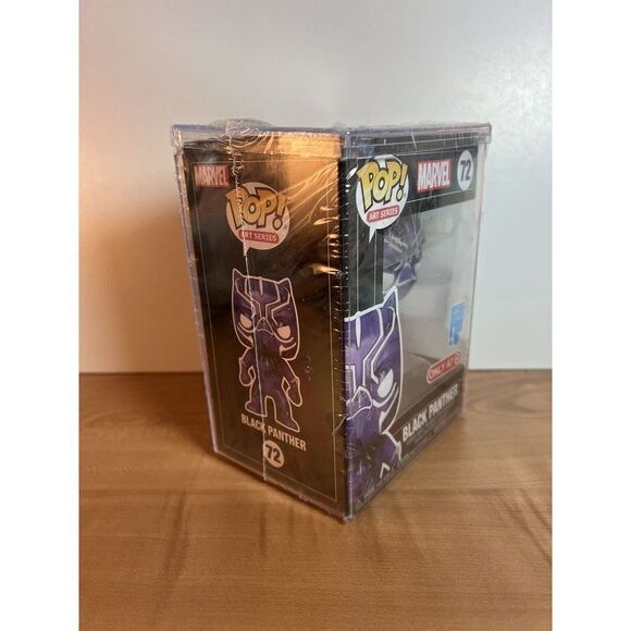 Funko Pop! Artist Series: Marvel - Black Panther - Target Exclusive #72 - Picture 6 of 8